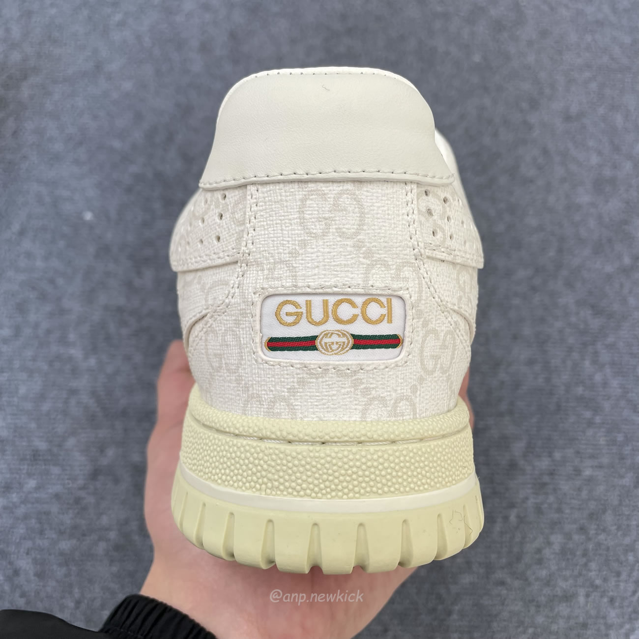 Gucci Re Web Gg Supreme Canvas Beige White 816818 Fad7v 9055 (7) - newkick.cc